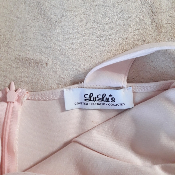 Lulu's Work of Heart Midi Light Pink Bodycon Dress - Picture 6 of 8